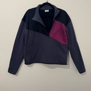 Columbia Sportswear Quarter Zip Fleece Pullover | Colorblock | XL